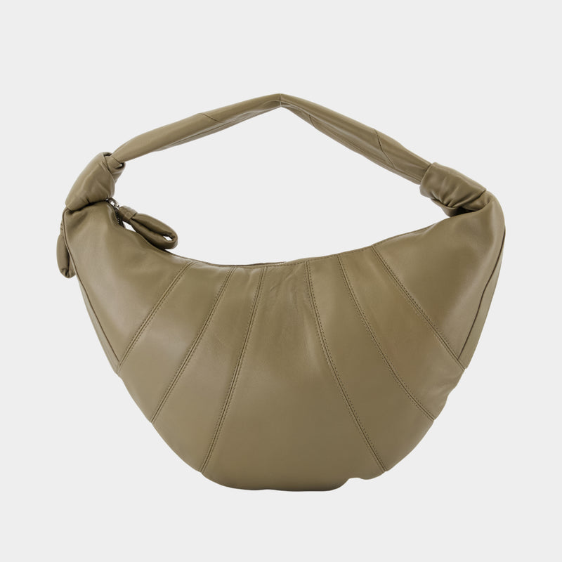 Sac À Bandoulière Fortune Croissant - Lemaire - Cuir - Kaki