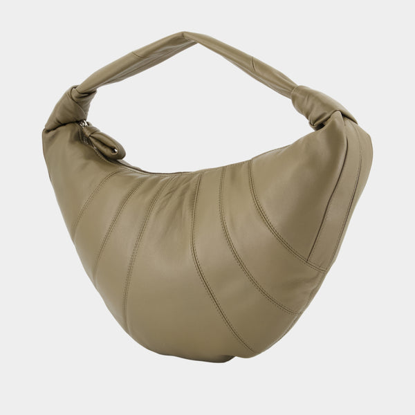 Sac À Bandoulière Fortune Croissant - Lemaire - Cuir - Kaki