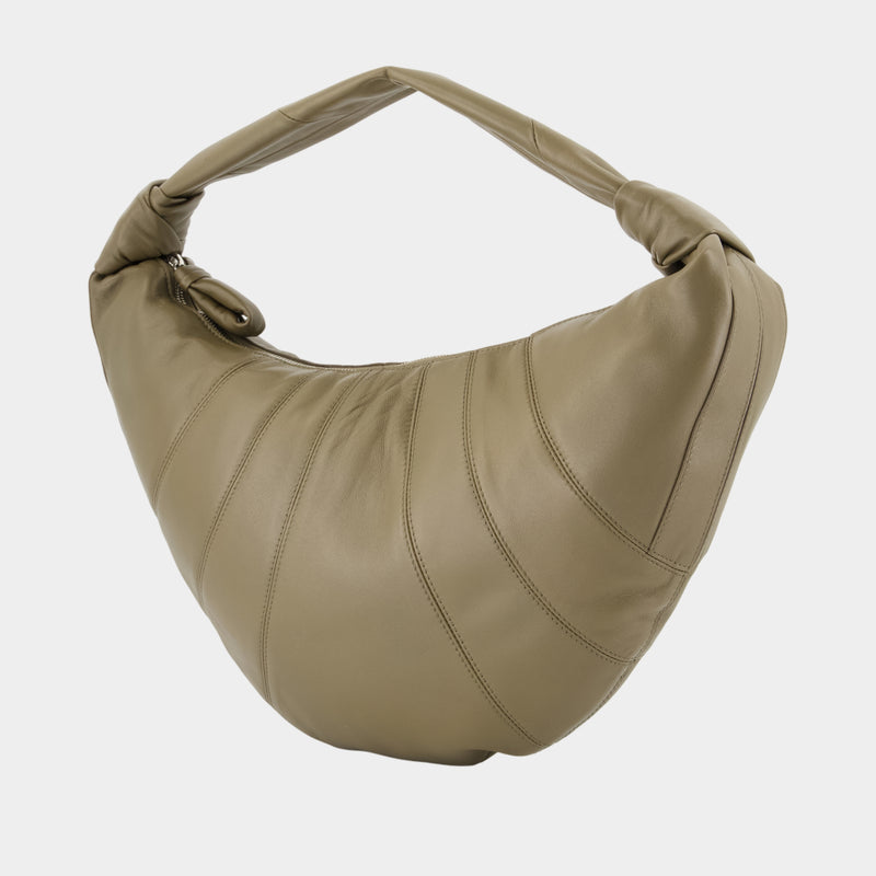 Sac À Bandoulière Fortune Croissant - Lemaire - Cuir - Kaki