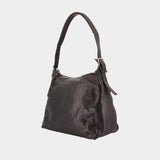 Sac Porté Épaule Belted Hobo - Lemaire - Toile - Marron