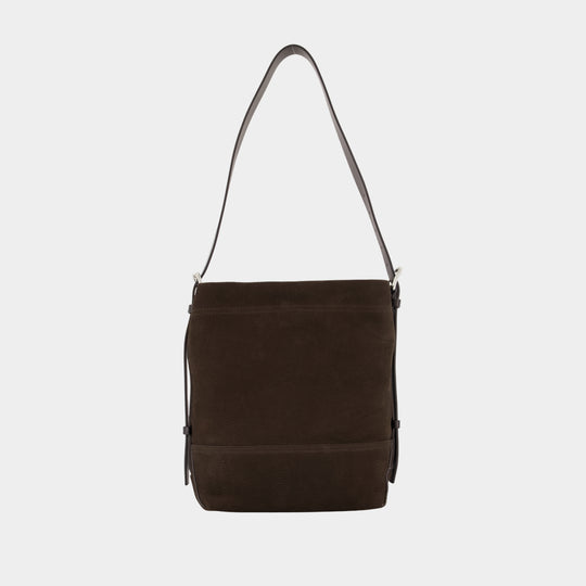 Sac Porté Épaule Small Belted - Lemaire - Cuir - Marron