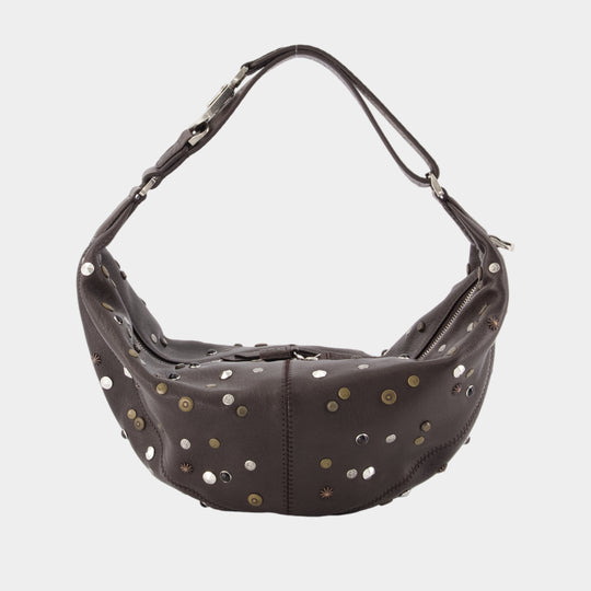 Sac À Bandoulière Satellite Mini Quiver Clip - Lemaire - Cuir - Marron