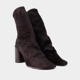 Bottines Glove 80 - Lemaire - Cuir - Marron
