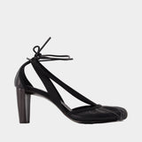 Sandales Pedille 80 - Lemaire - Cuir - Noir
