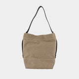 Sac Porté Épaule Belted - Lemaire - Cuir - Beige