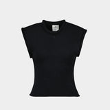 Tank top - Courreges - Coton - Noir