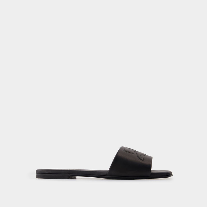 Sandales Heritage Shadow - Courreges - Cuir - Noir