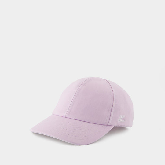 Casquette Signature - Courreges - Coton - Rose