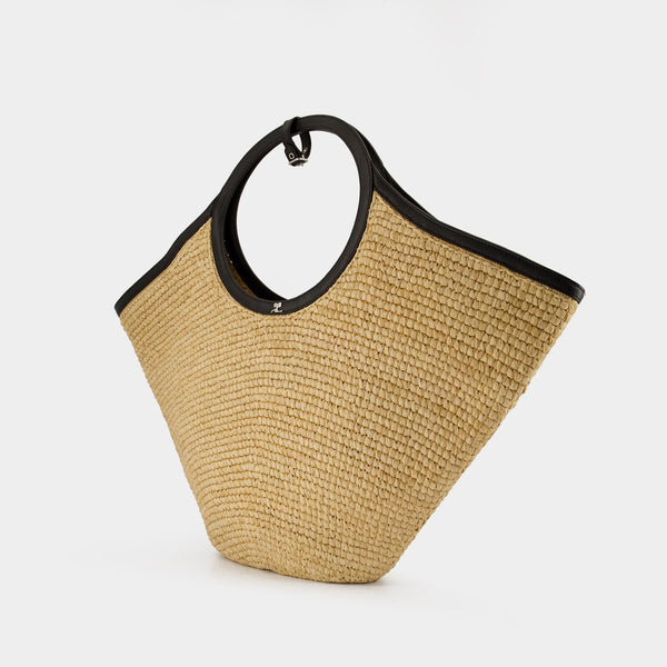 Cabas Maxy Holy - Courreges - Raphia - Neutre