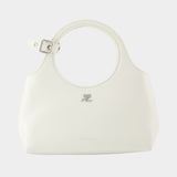 Sac À Main Mini Holy Day - Courreges - Cuir - Blanc