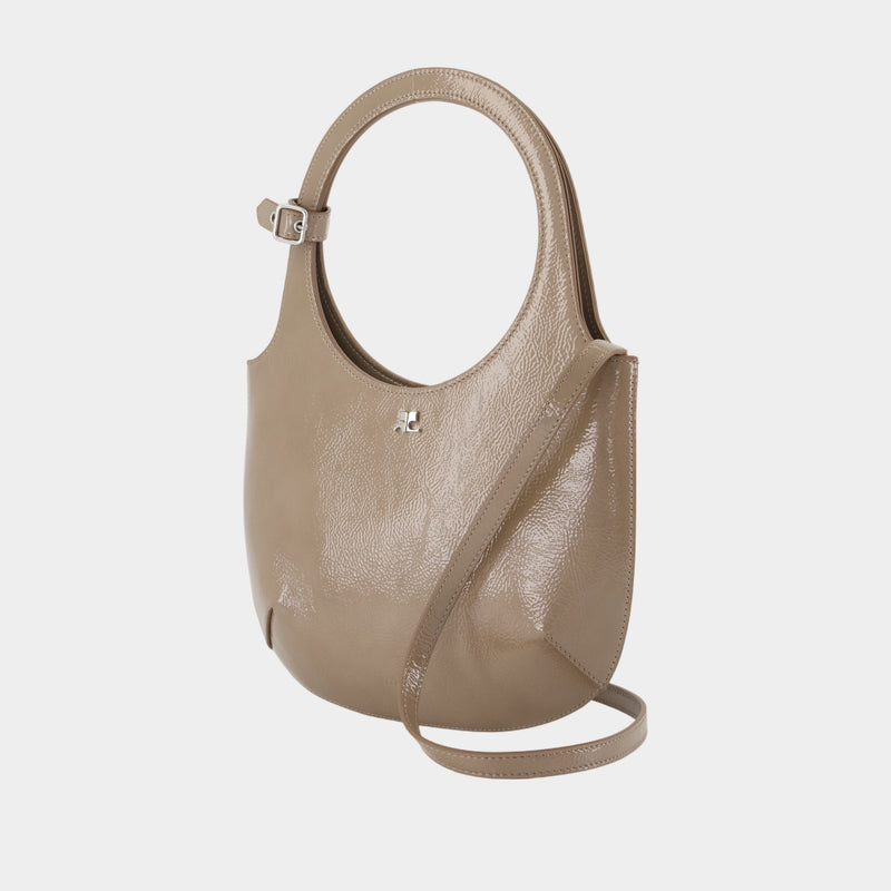 Sac À Main Holy - Courreges - Cuir - Marron