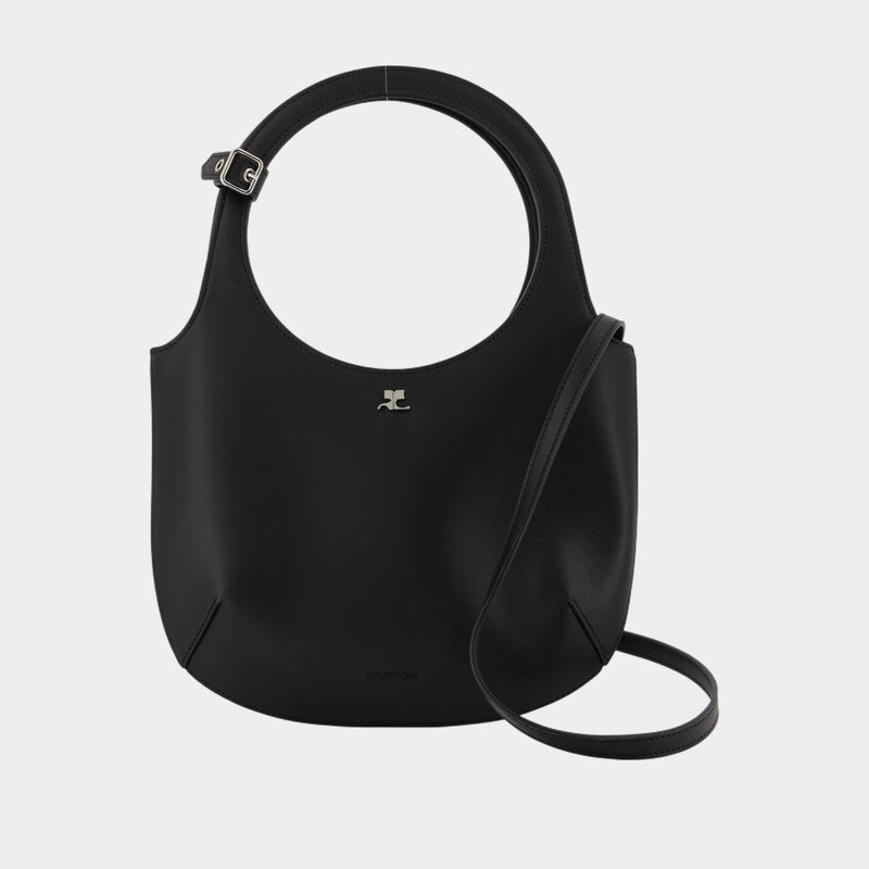 Sac À Main Holy - Courreges - Cuir - Noir