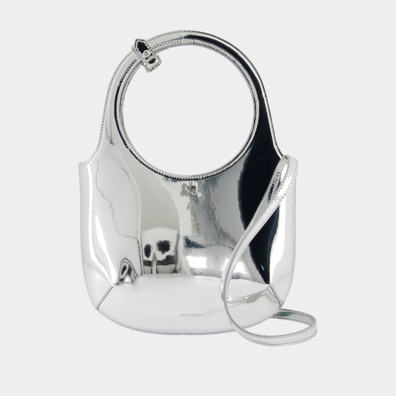 Sac À Main Holy Mirror - Courreges - Synthétique - Argenté