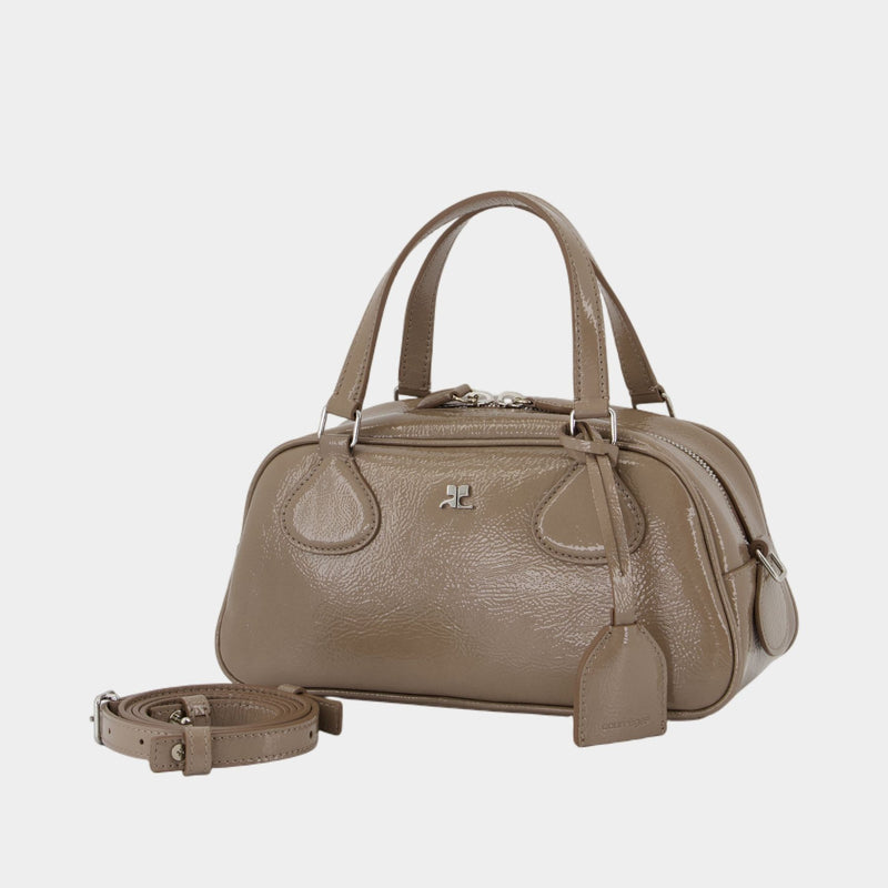 Sac À Main Friday - Courreges - Cuir - Marron