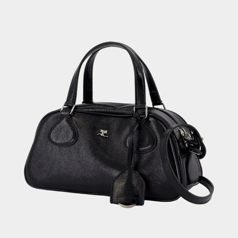 Sac À Main Friday - Courreges - Cuir - Noir