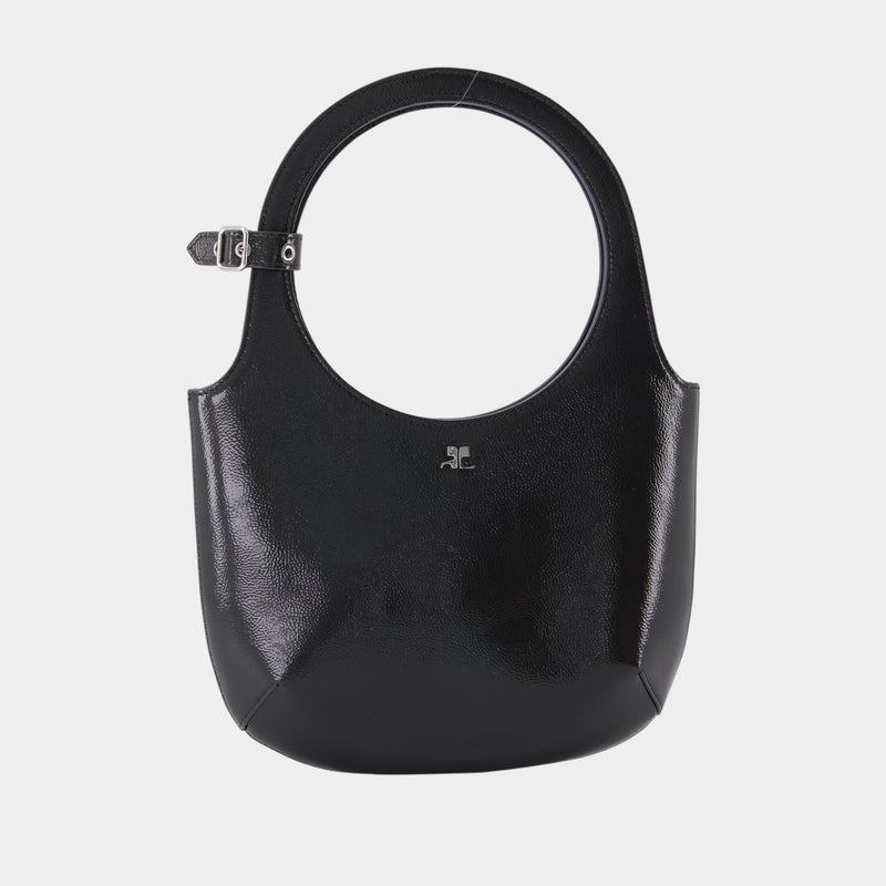 Sac À Main Holy - Courreges - Cuir - Marron