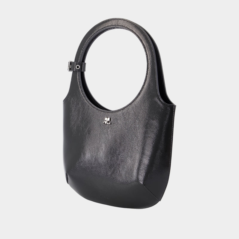 Sac À Main Holy - Courreges - Cuir - Marron