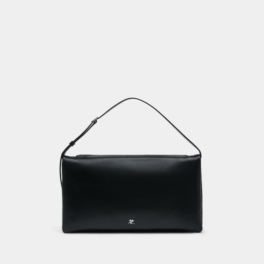 Sac Porté Épaule Cuff - Courreges - Cuir - Noir