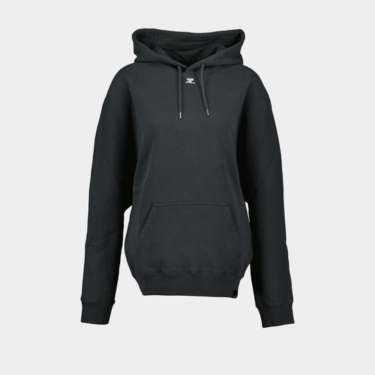 Hoodie Oversized  - Courreges - Coton - Noir