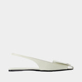 Sandales Iced Fold - Courreges - Cuir - Blanc