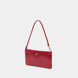 Sac Porté Épaule - Courreges - Cuir - Rouge