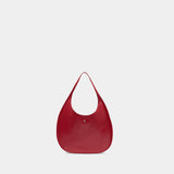 Sac Porté Épaule Flat Holy - Courreges - Cuir - Rouge