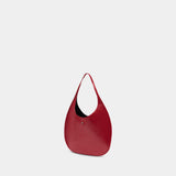 Sac Porté Épaule Flat Holy - Courreges - Cuir - Rouge