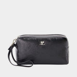 Pochette Ac Beauty - Courreges - Coton - Noir