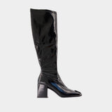 Bottes Reedition Ac Vinyl Boots - Courreges - Synthétique - Noir
