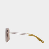 Lunettes De Soleil 24 - Courreges - Métal - Marron