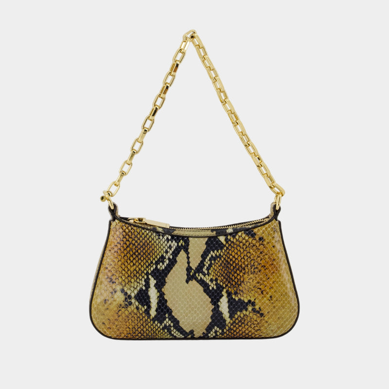 Sac À Main T Bar Mini - Alexander McQueen - Cuir - Marron