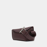 Sac À Bandoulière T-Bar Sling - Alexander McQueen - Cuir - Bordeaux