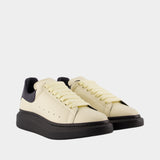 Sneakers Oversized - Alexander McQueen - Cuir - Ivoire