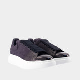 Sneakers Oversized - Alexander McQueen - Cuir - Bleu