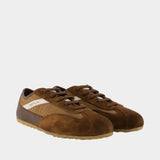 Sneakers Boxe - Alexander McQueen - Cuir - Marron