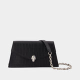 Pochette Skull Mini - Alexander McQueen - Cuir - Noir