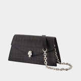 Pochette Skull Mini - Alexander McQueen - Cuir - Noir