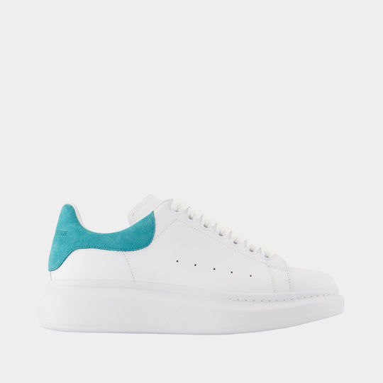Sneakers Oversized - Alexander McQueen - Cuir - Blanc