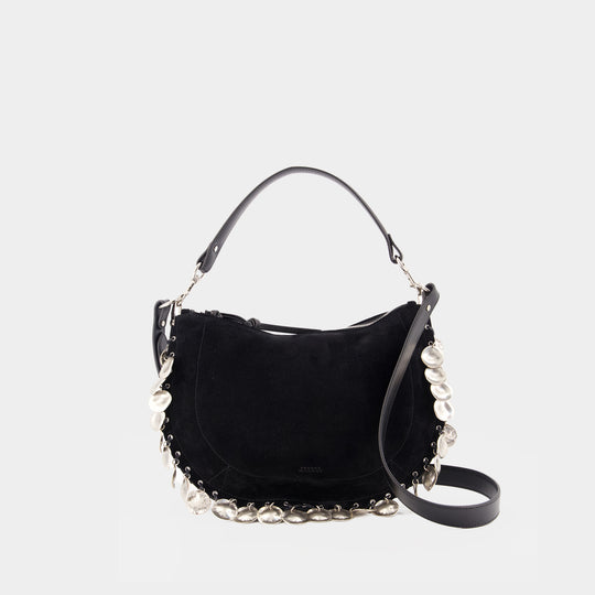 Sac À Bandoulière Oskan Soft Zip - Isabel Marant - Cuir - Noir