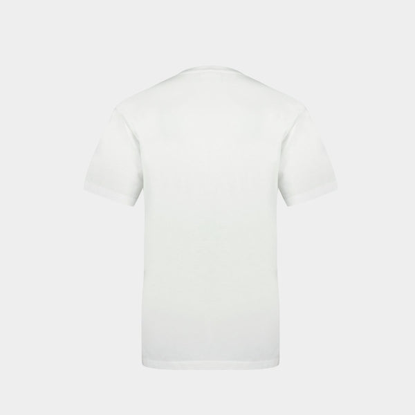 T-Shirt Fox Head Patch - Maison Kitsune - Coton - Blanc