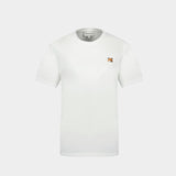 T-Shirt Fox Head Patch - Maison Kitsune - Coton - Blanc