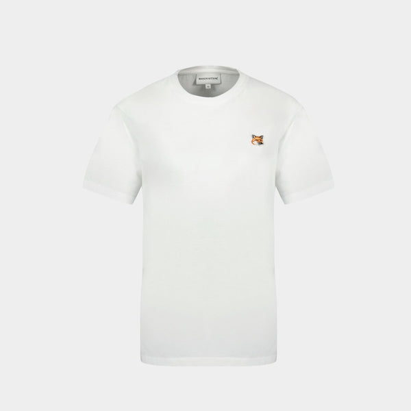 T-Shirt Fox Head Patch - Maison Kitsune - Coton - Blanc