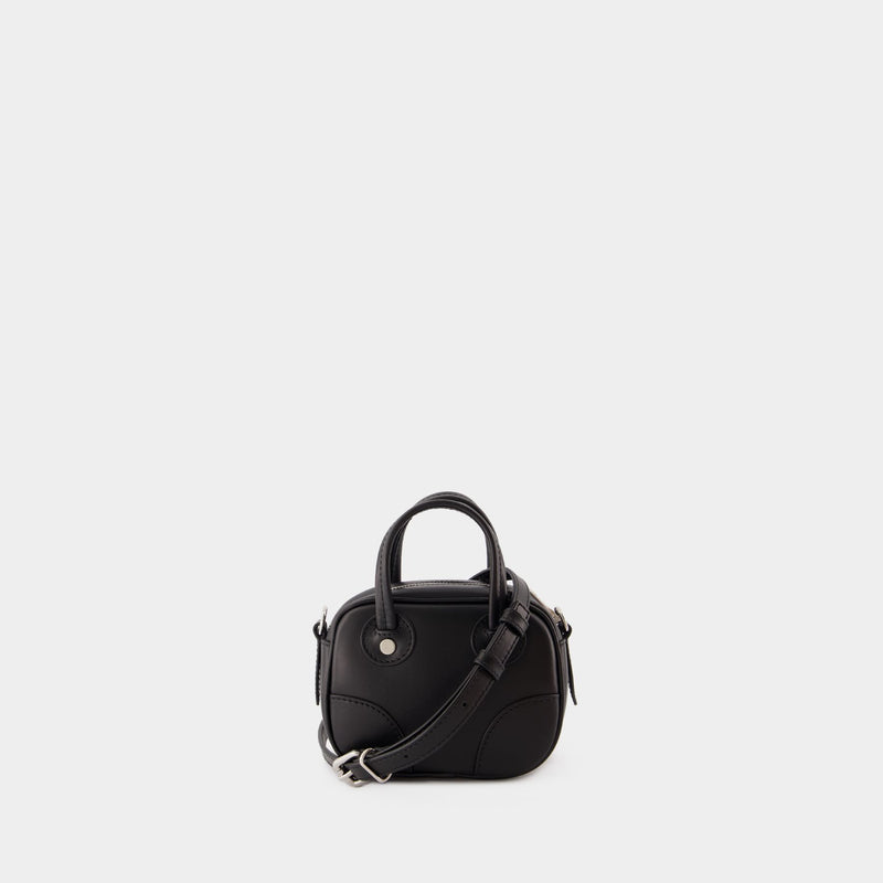 Sac À Bandoulière Mini Boogie - Maison Kitsune - Cuir - Noir