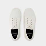 Sneakers Lace Up - Maison Kitsune - Coton - Blanc
