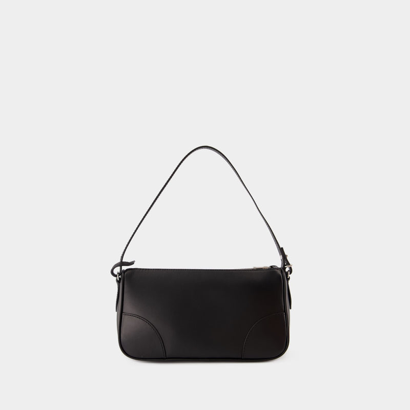 Sac Porté Épaule Boogie Baguette - Maison Kitsune - Cuir - Noir