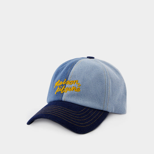 Casquette 6p - Maison Kitsune - Denim - Bleu
