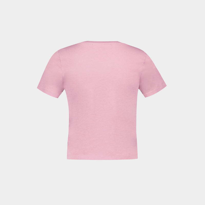 T-Shirt Baby Fox Patch - Maison Kitsune - Coton - Rose