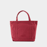 Cabas Fox Head Large - Maison Kitsune - Cuir - Rouge