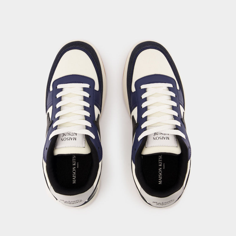 Sneakers Chiru - Maison Kitsune - Cuir - Bleu