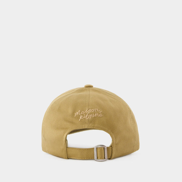 Casquette Bold Fox Head 6p - Maison Kitsune - Coton - Beige